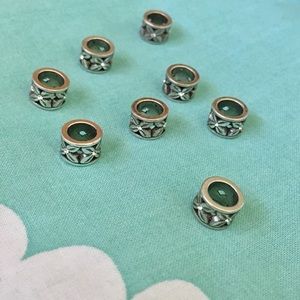 BRIGHTON Flower Bracelet Spacers (8)